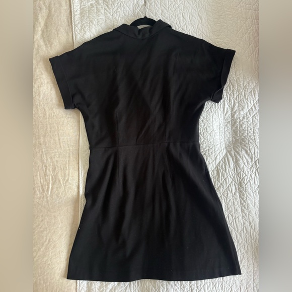 Mango mini black buttoned dress - Picture 5 of 9